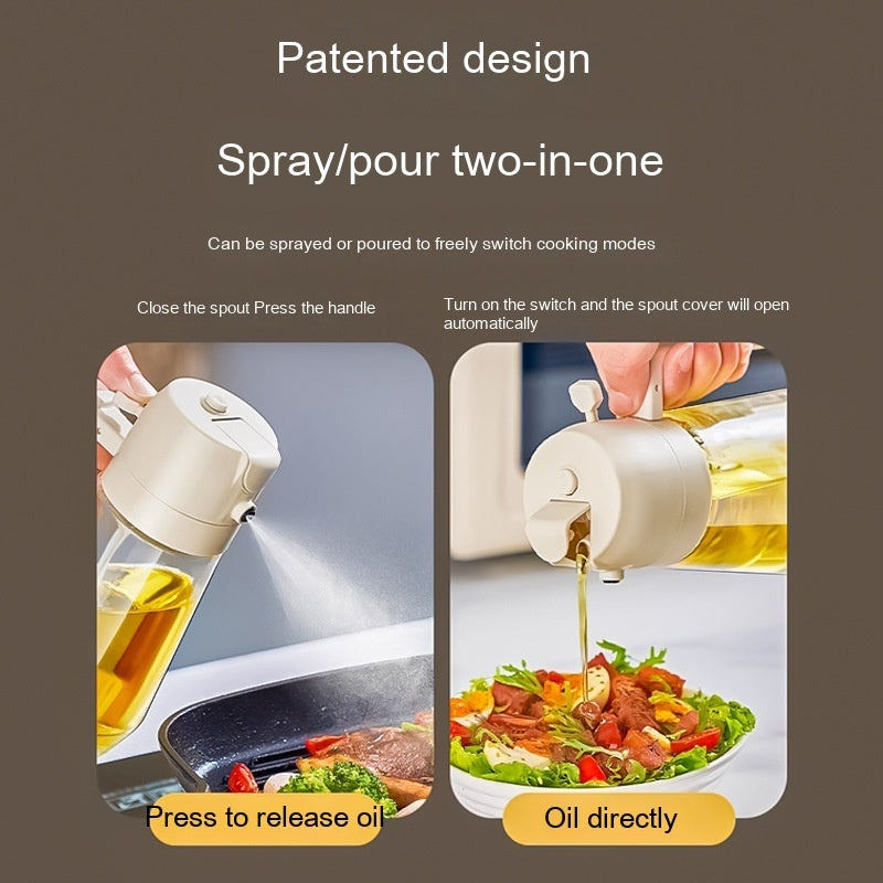 2 In 1 Olive Oil Sprayer Dispenser For Cooking