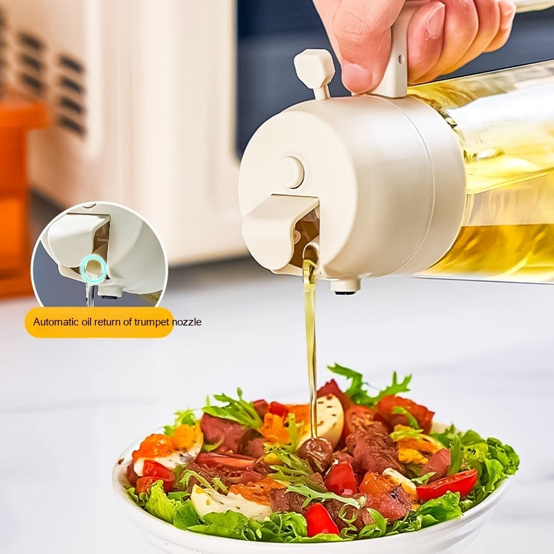 2 In 1  Olive Oil Sprayer Dispenser For Cooking
